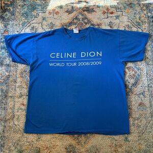 Celine Dion Taking Chances Tour Concert T-shirt Size XL